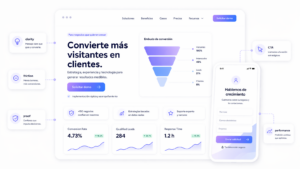 Conversión página web negocio: por qué tener visitas ya no significa tener clientes
